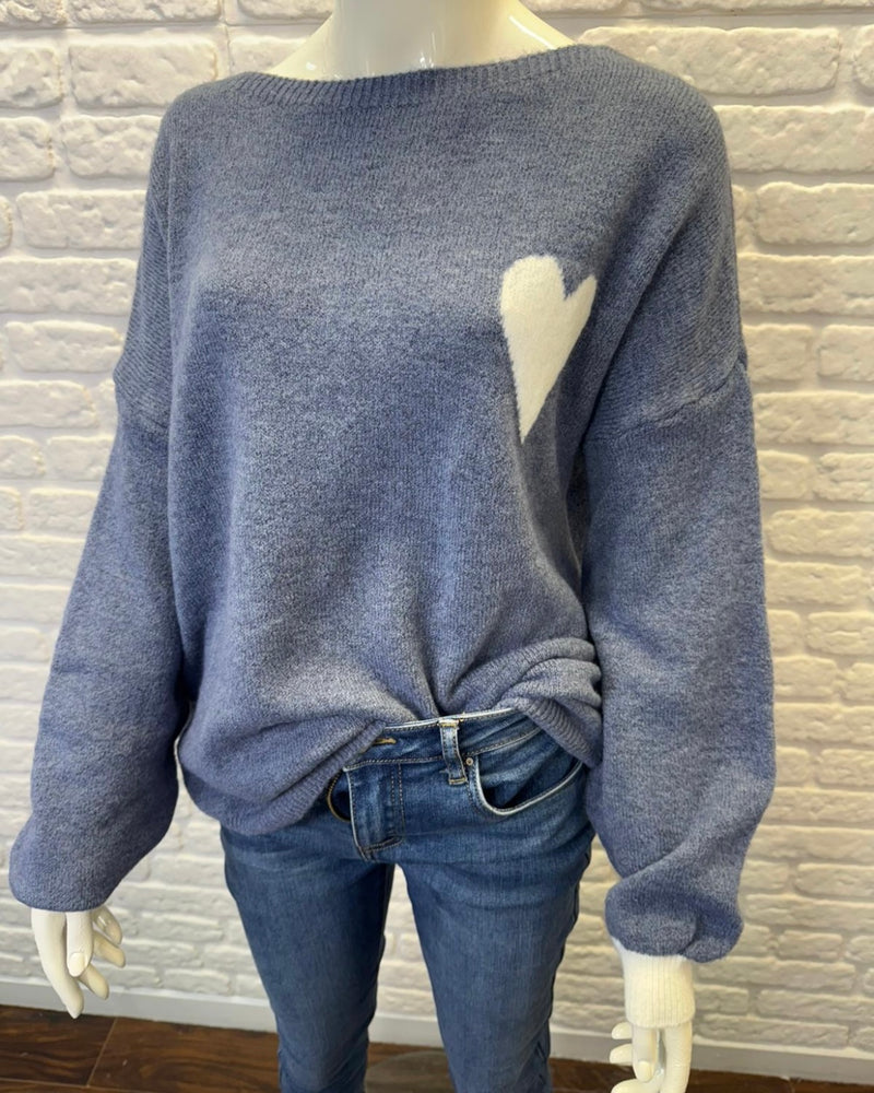 Hayley Heart Jumper - More Colours Available