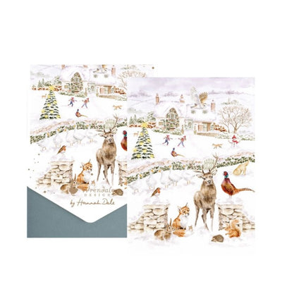 ‘Snow Place Like Home’ Animal Christmas Card Pack
