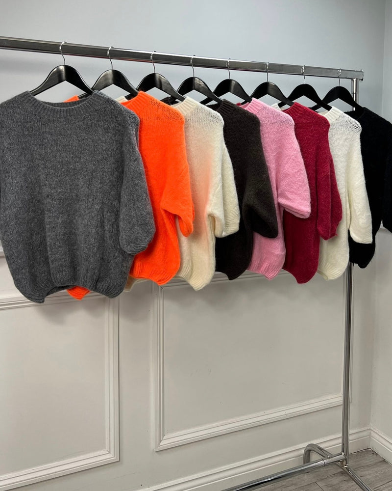 Millie 3/4 Sleeve Jumper - More Colours Available