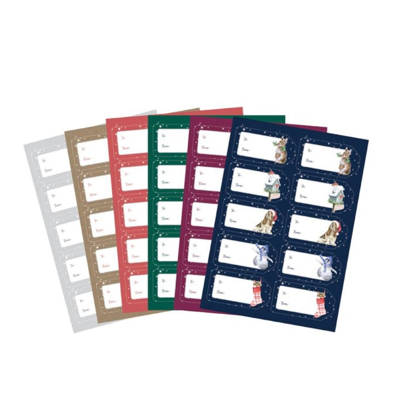 Christmas Gift Labels By Wrendale