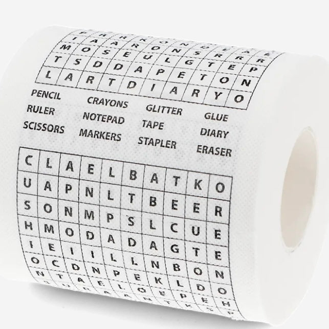 Word Search Loo Roll