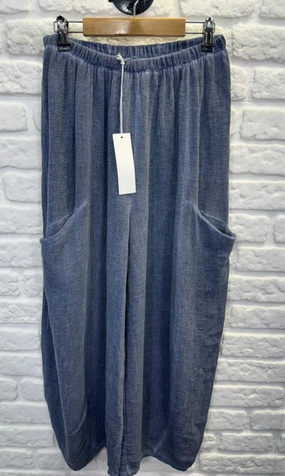 Carole Linen Trouser - More Colours Available