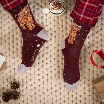 ‘A Highland Christmas’ Men’s Bamboo Socks