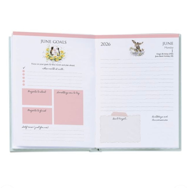 ‘Hello 2026’ Diary/Desk Planner