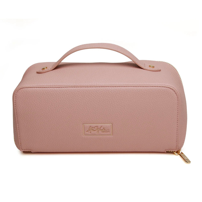 Pink Makeup Train Case