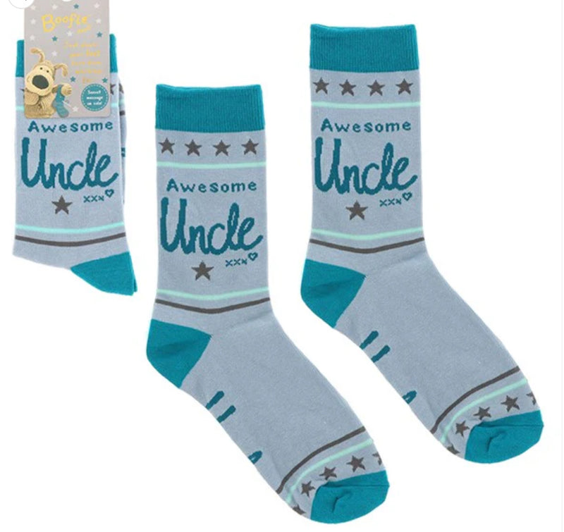 Boofle Awesome Uncle Socks