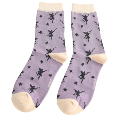 Fairies Lavender Bamboo Socks