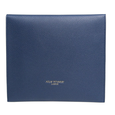 Travel Mirror & Case In Navy