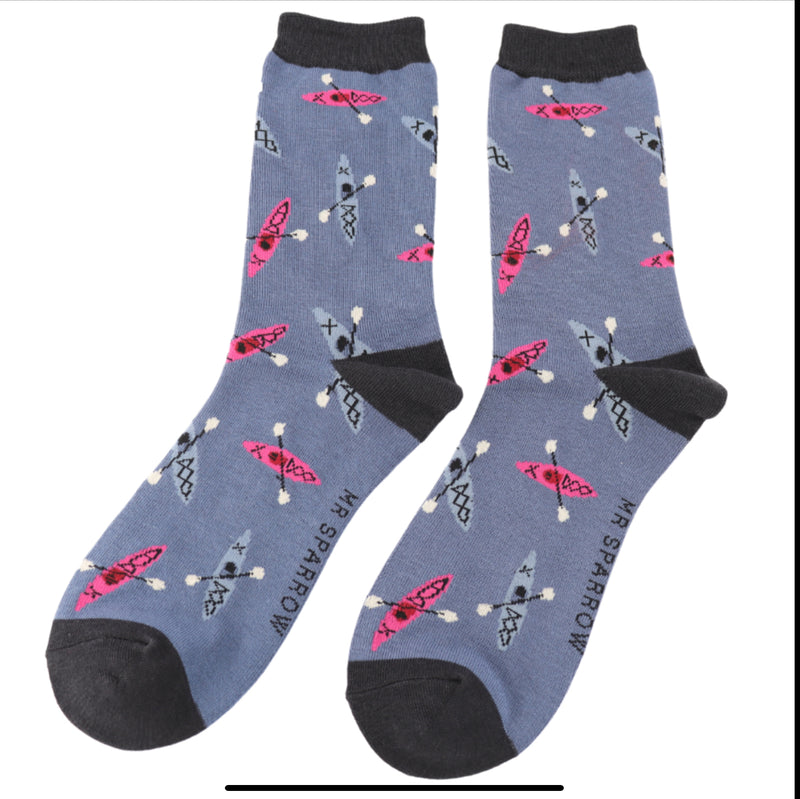 Canoes Denim Bamboo Socks