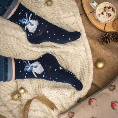‘Winter Wonderland’ Penguin Bamboo Socks