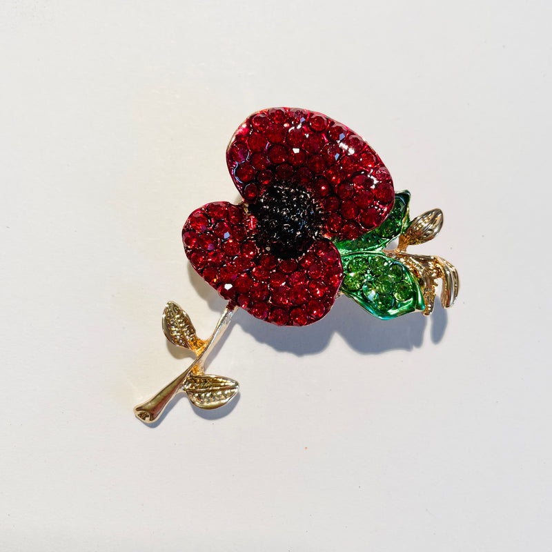 Poppy Brooches