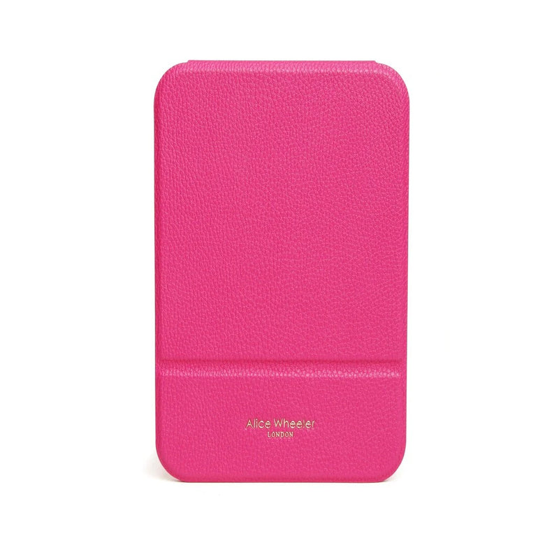 Alice Wheeler Hot Pink Folding Travel Mirror