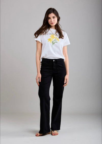 Freya Flare Black Jeans