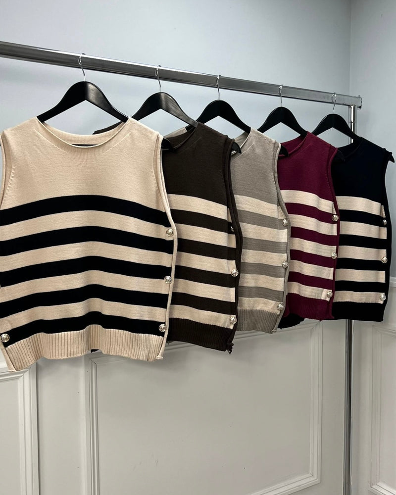 Rebecca Vest Jumper - More Colours Available