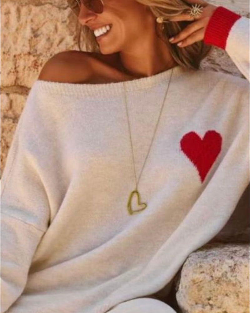 Hayley Heart Jumper - More Colours Available