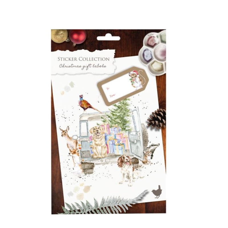 Christmas Gift Labels By Wrendale