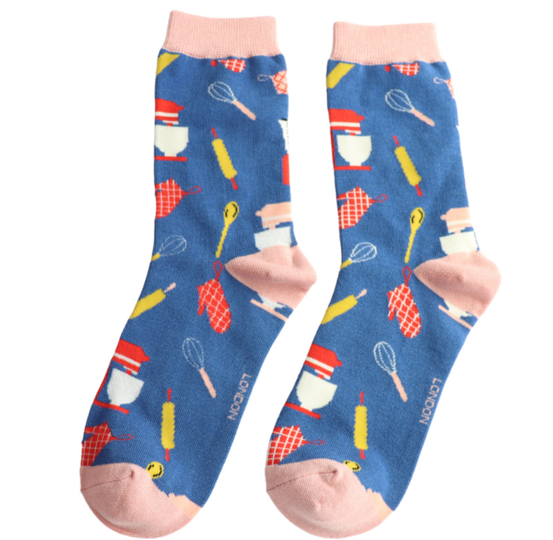 Home Baker Denim Bamboo Socks