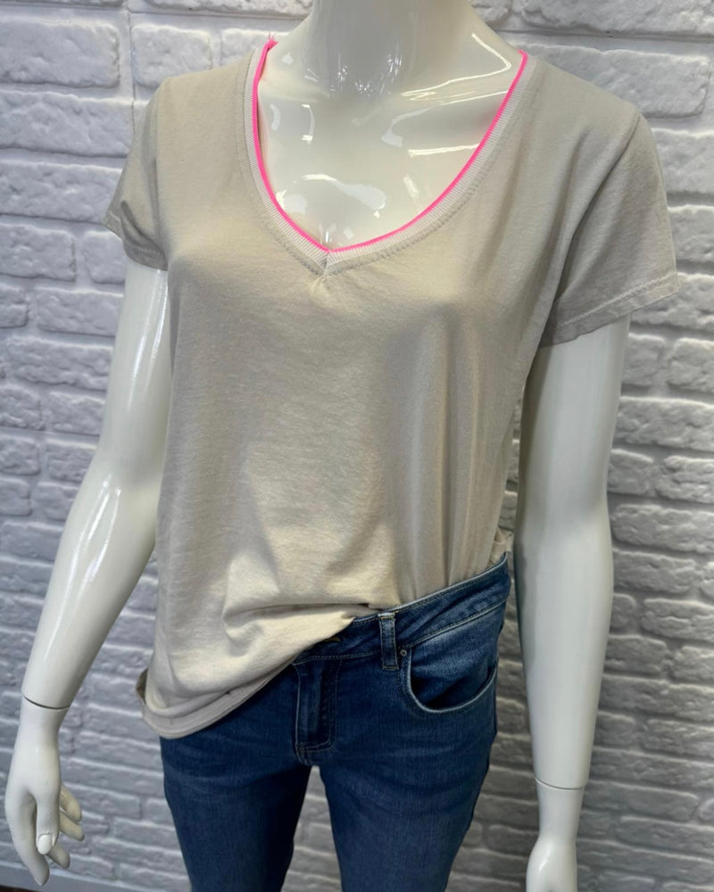 Neon Trim T Shirt - More Colours Available