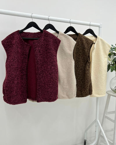 Monica Cosy Waistcoat - More Colours Available