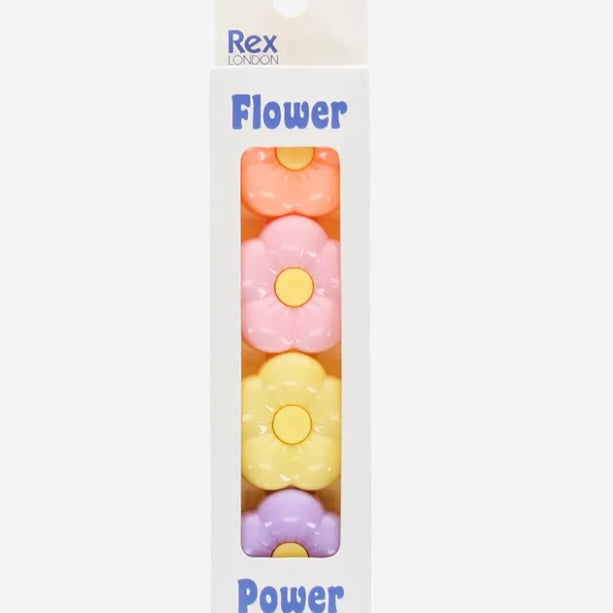 Stackable Flower Power Highlighter Pen Set