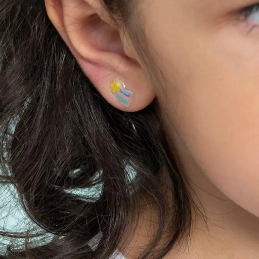 Stick On Earrings - Cherry