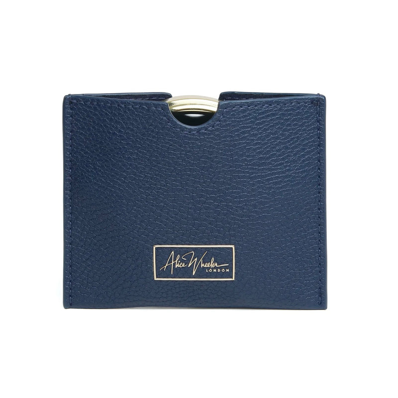 Alice Wheeler 7 x Magnification Mirror & Pouch In Navy