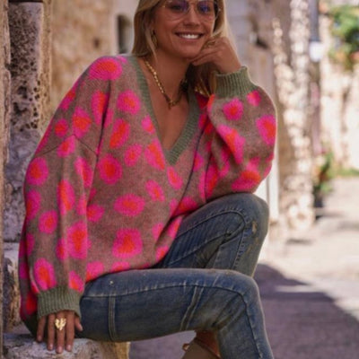 Liana Leopard Print Jumper - More Colours Available