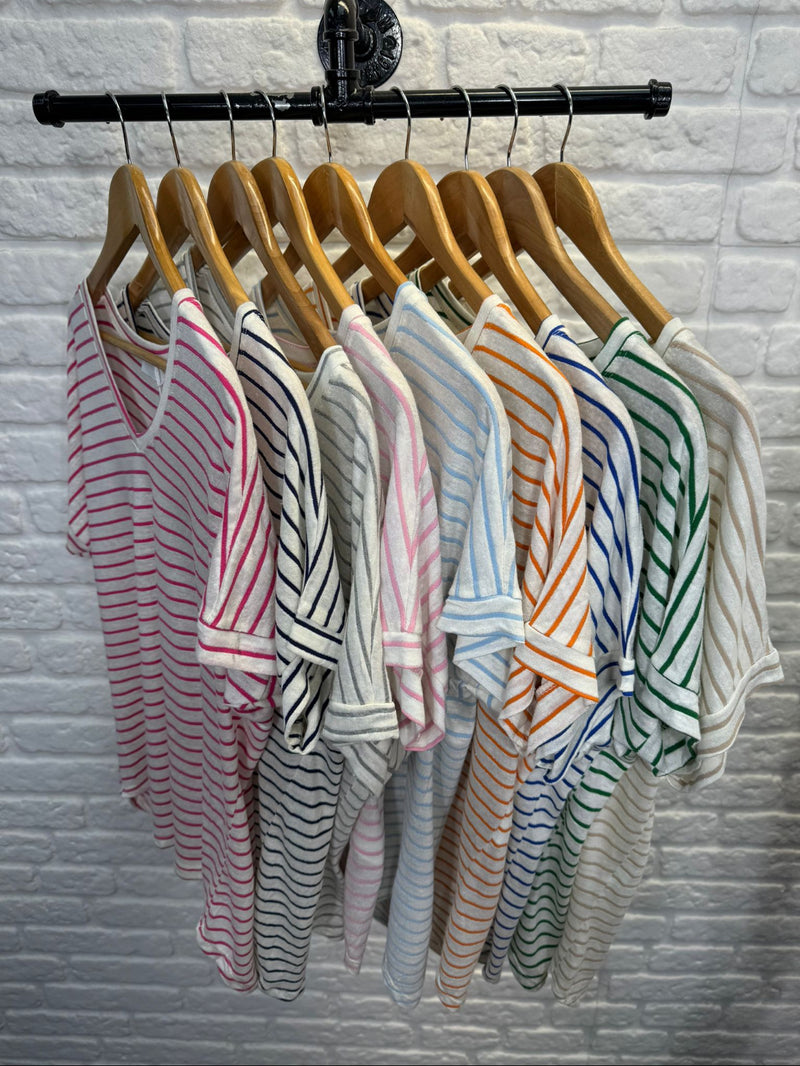 Annie Stripe T Shirt - More Colours Available