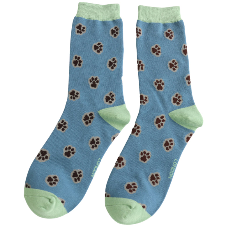 Jelly Bean Paws Denim Bamboo Socks
