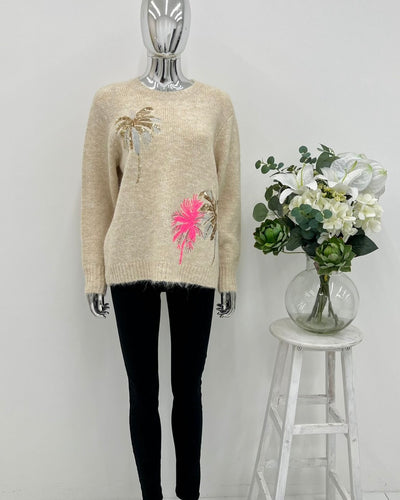 Palm Tree Jumper - More Colours Available