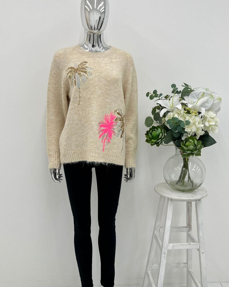 Palm Tree Jumper - More Colours Available