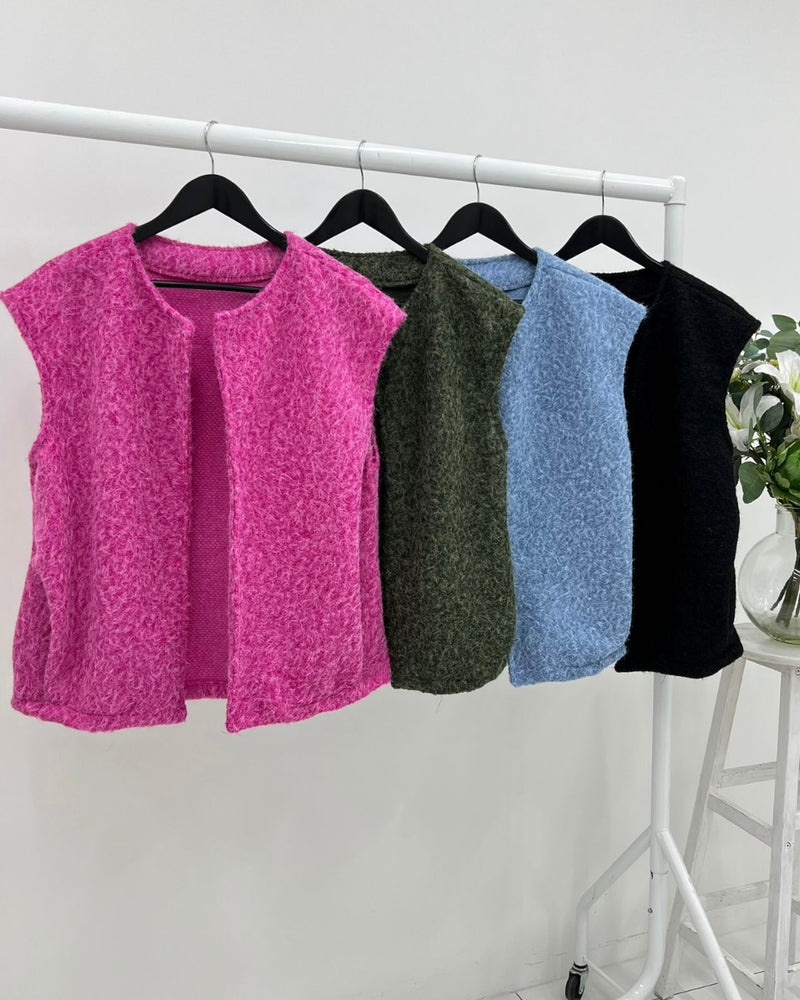 Monica Cosy Waistcoat - More Colours Available