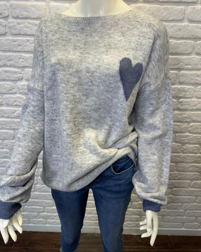 Hayley Heart Jumper - More Colours Available