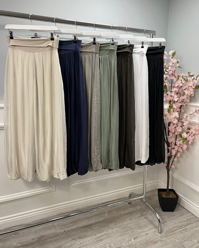 Louise Satin Trouser - More Colours Available
