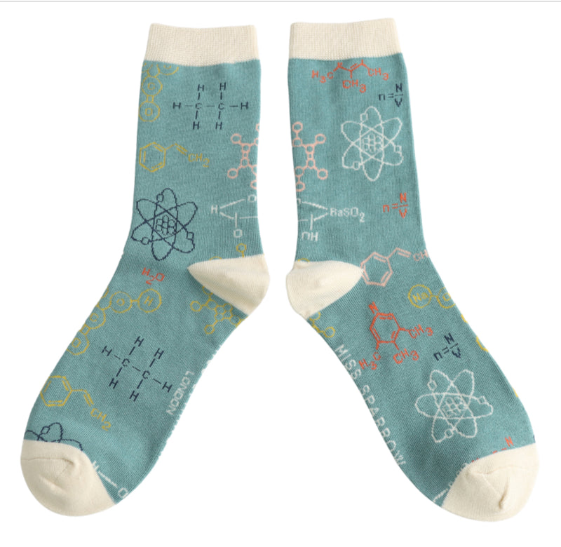 Science Duck Egg Bamboo Socks