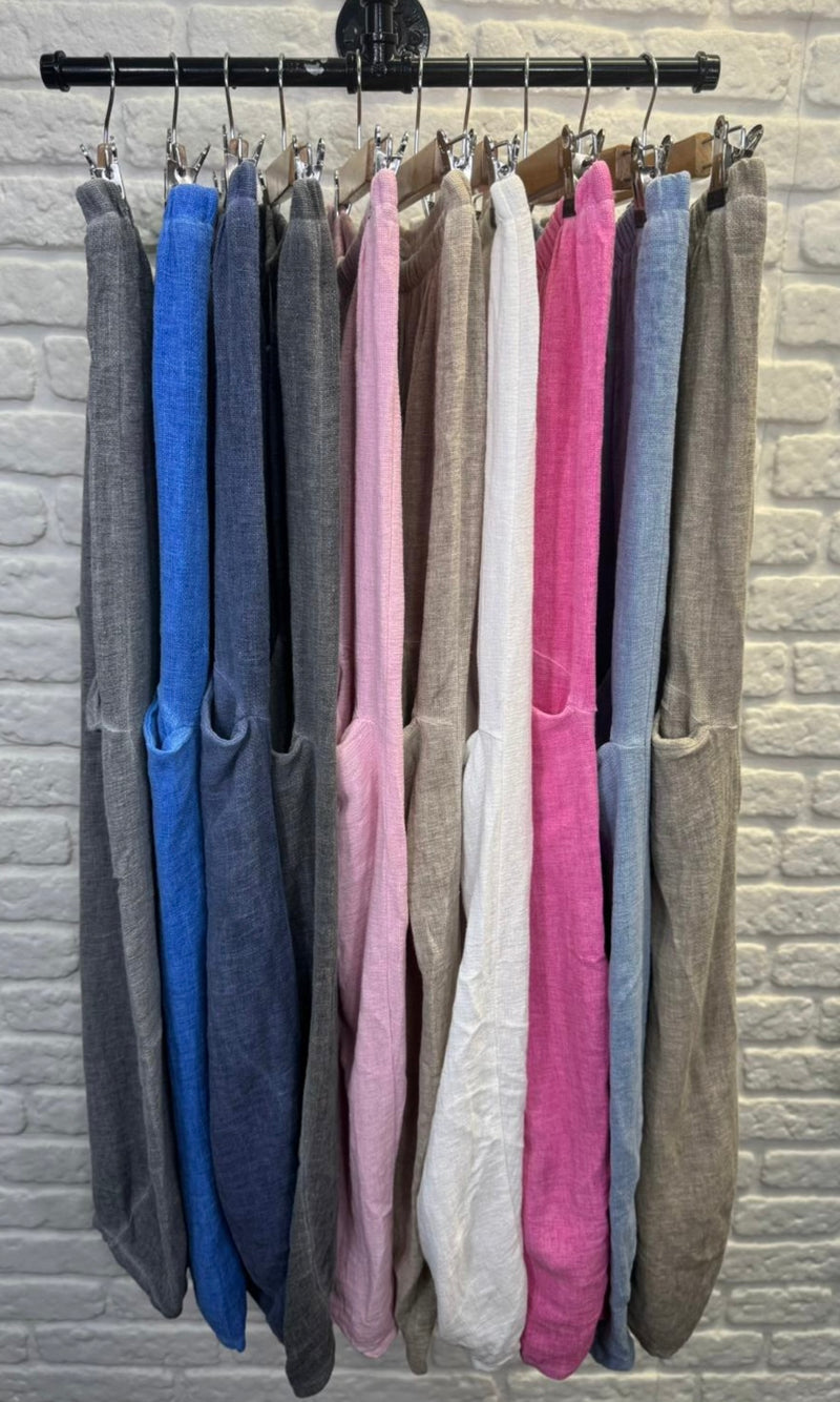 Carole Linen Trouser - More Colours Available
