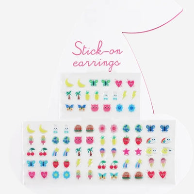 Stick On Earrings - Cherry