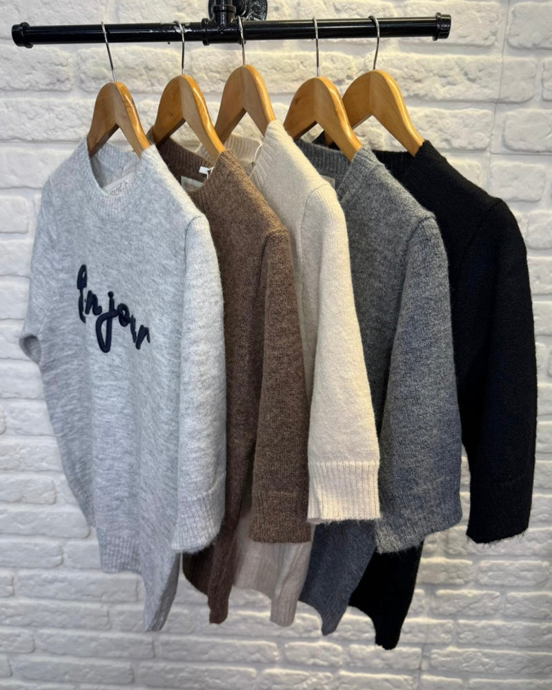 Bonjour Jumper - More Colours Available