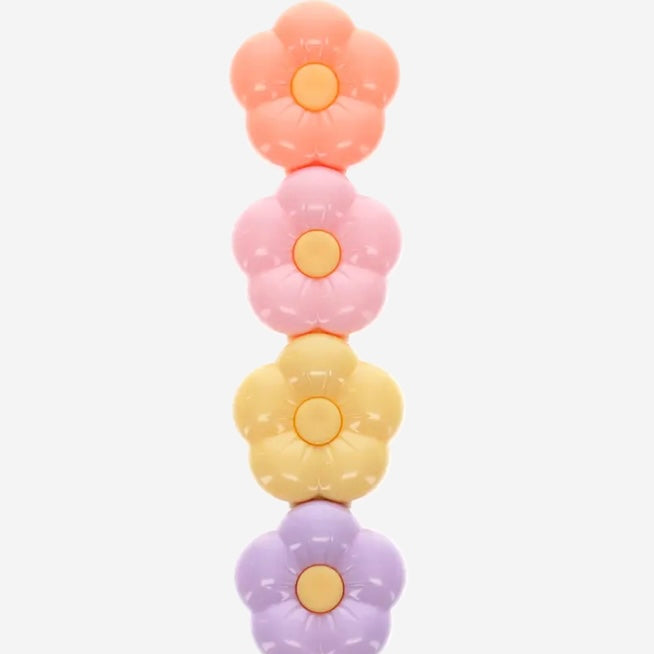 Stackable Flower Power Highlighter Pen Set