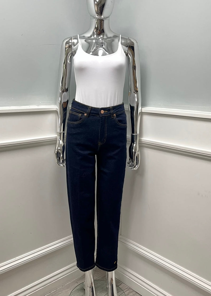 Kate Denim Heart Embroidered Jeans