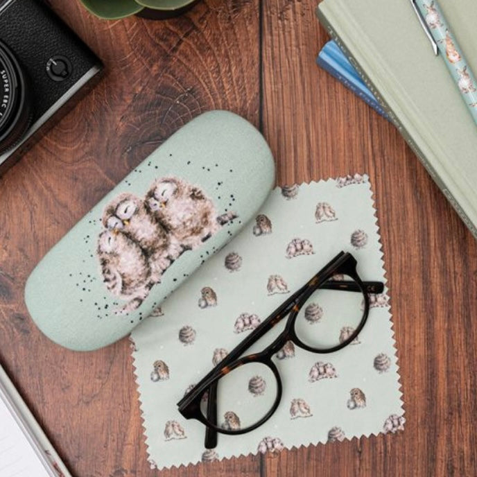 ‘Owlets’ Owl Glasses Case