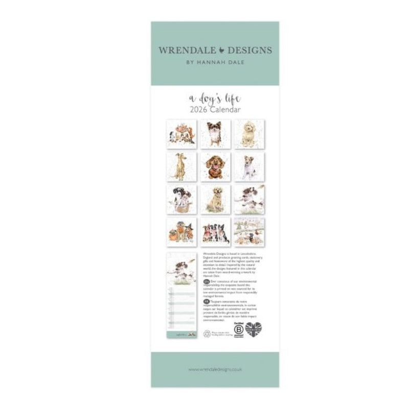 ‘A Dog’s Life’ Slim 2026 Calendar