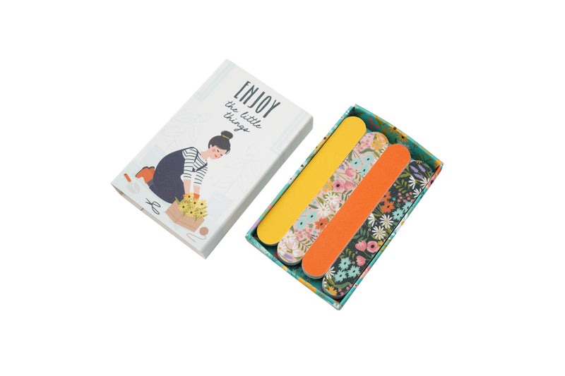 Flower Matchbox Nail Files