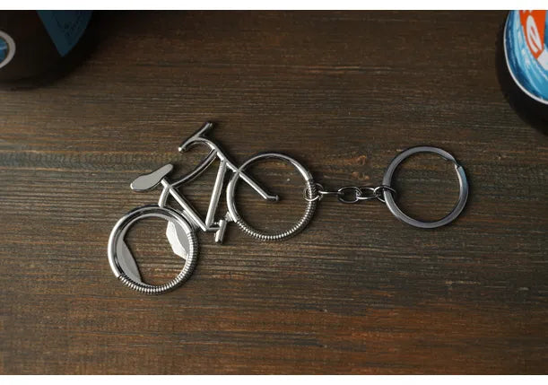 Bike Bottle Opener Keyring