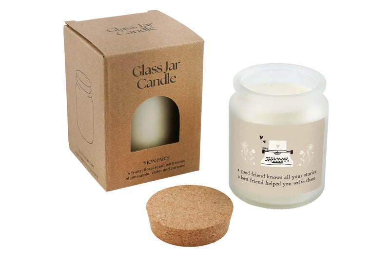 A Best Friend Glass Candle