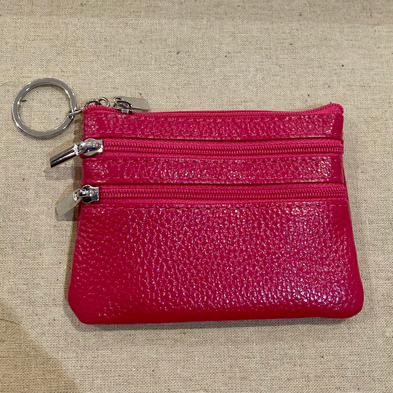 Leather Card & Coin Holder