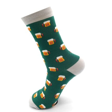 Beer Green Bamboo Socks