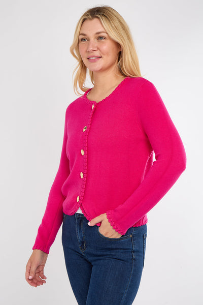 Suzanne Scalloped Cardigan - More Colours Available