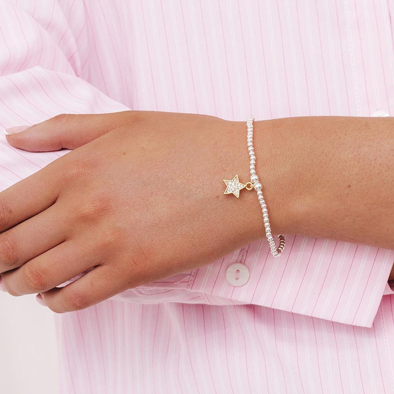 Happy Birthday Gold Star Bracelet