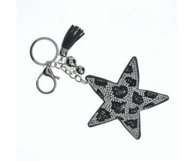 Glittery Star Keyring